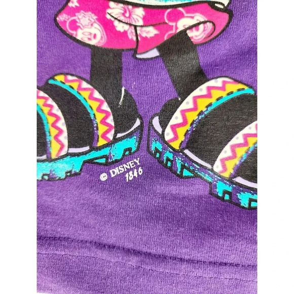 VTG 90s Disney Mickey Minnie Mouse Unlimited Jerry Leigh Shorts Hawaiian… - Picture 5 of 8